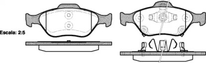 Комплект тормозных колодок WOKING P6663.12