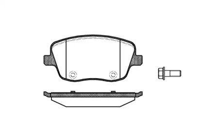 Комплект тормозных колодок WOKING P6753.00