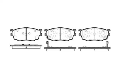 Комплект тормозных колодок WOKING P9003.02