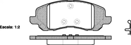 Комплект тормозных колодок WOKING P9043.20