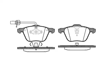 Комплект тормозных колодок WOKING P9363.02