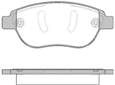 Комплект тормозных колодок WOKING P9413.10