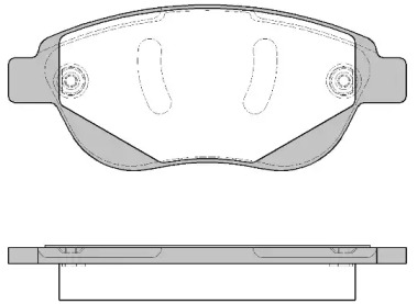 Комплект тормозных колодок WOKING P9413.40