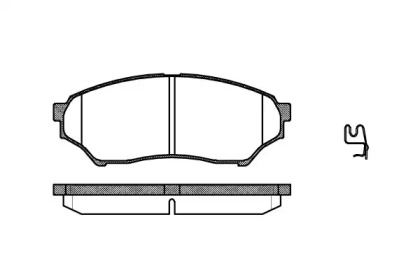 Комплект тормозных колодок WOKING P9453.01