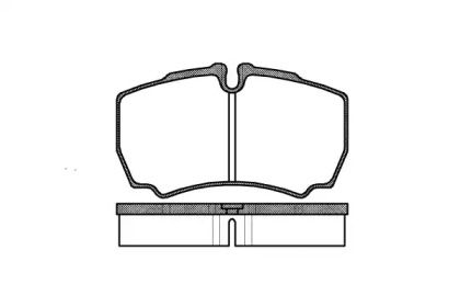 Комплект тормозных колодок WOKING P9493.00