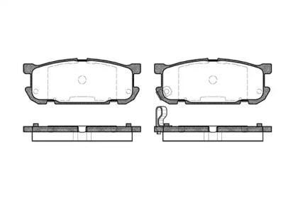 Комплект тормозных колодок WOKING P9533.02