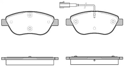 Комплект тормозных колодок WOKING P9593.45