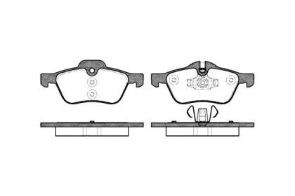 Комплект тормозных колодок WOKING P9643.00