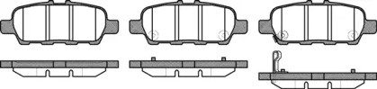 Комплект тормозных колодок WOKING P9763.31