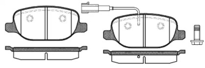 Комплект тормозных колодок WOKING P9783.02