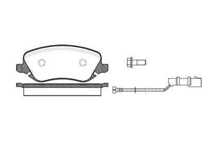 Комплект тормозных колодок WOKING P9793.02