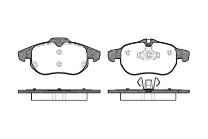 Комплект тормозных колодок WOKING P9883.00