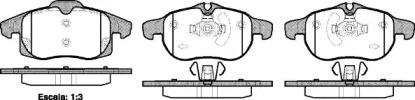 Комплект тормозных колодок WOKING P9883.40