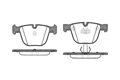 Комплект тормозных колодок WOKING P9923.00