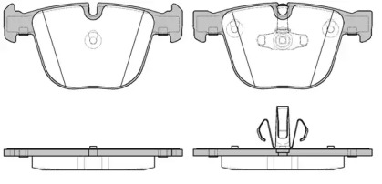 Комплект тормозных колодок WOKING P9923.20