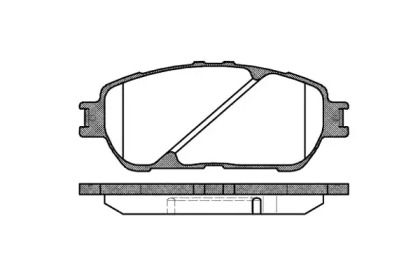 Комплект тормозных колодок WOKING P9983.00