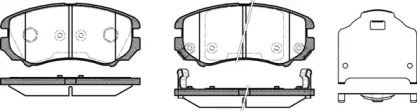 Комплект тормозных колодок WOKING P8533.12