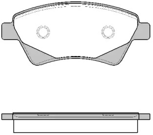 Комплект тормозных колодок WOKING P8763.20