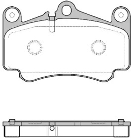 Комплект тормозных колодок WOKING P8813.00