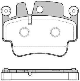 Комплект тормозных колодок WOKING P8823.00