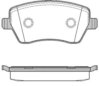 Комплект тормозных колодок WOKING P8873.00