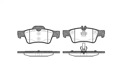 Комплект тормозных колодок WOKING P8913.00