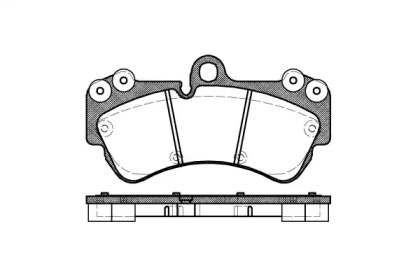 Комплект тормозных колодок WOKING P8943.00