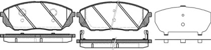 Комплект тормозных колодок WOKING P11413.12