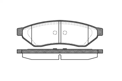 Комплект тормозных колодок WOKING P11493.00