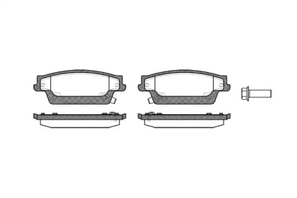 Комплект тормозных колодок WOKING P11873.04