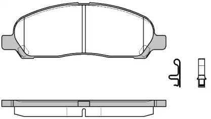 Комплект тормозных колодок WOKING P10203.02