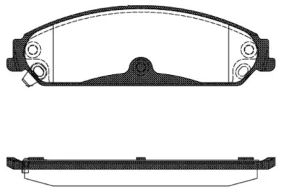 Комплект тормозных колодок WOKING P10283.04