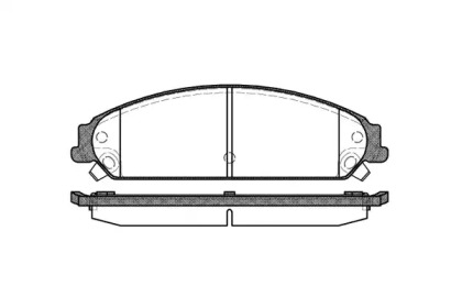 Комплект тормозных колодок WOKING P10283.08