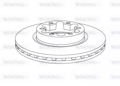 Тормозной диск WOKING NSA1145.20