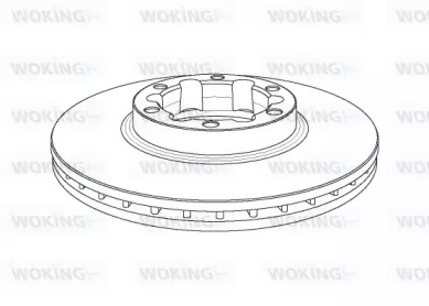 Тормозной диск WOKING NSA1150.20