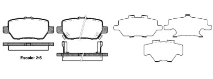 Комплект тормозных колодок WOKING P10683.02