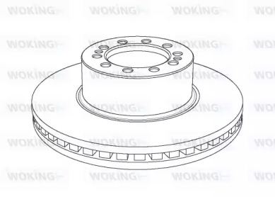 Тормозной диск WOKING NSA1178.20