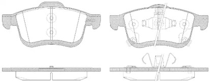 Комплект тормозных колодок WOKING P10833.42