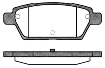 Комплект тормозных колодок WOKING P10953.10