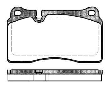 Комплект тормозных колодок WOKING P13003.30