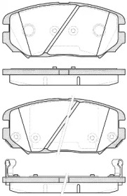 Комплект тормозных колодок WOKING P13043.12