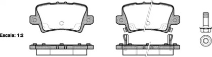 Комплект тормозных колодок WOKING P13063.02