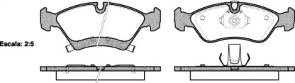 Комплект тормозных колодок WOKING P13143.02