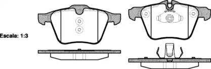 Комплект тормозных колодок WOKING P13173.00