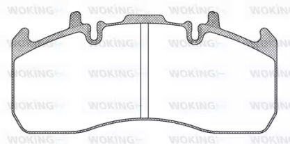 Комплект тормозных колодок WOKING JSA 12173.10