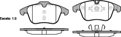 Комплект тормозных колодок WOKING P13193.00