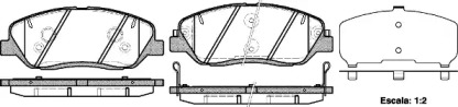 Комплект тормозных колодок WOKING P13263.02