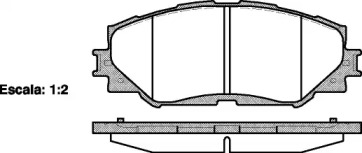 Комплект тормозных колодок WOKING P13323.00