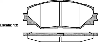 Комплект тормозных колодок WOKING P13343.00