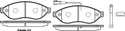 Комплект тормозных колодок WOKING P13373.01